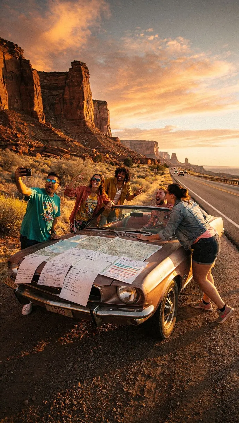 Słoneczny dzień na plaży z rodziną cieszącą się czasem wolnym.